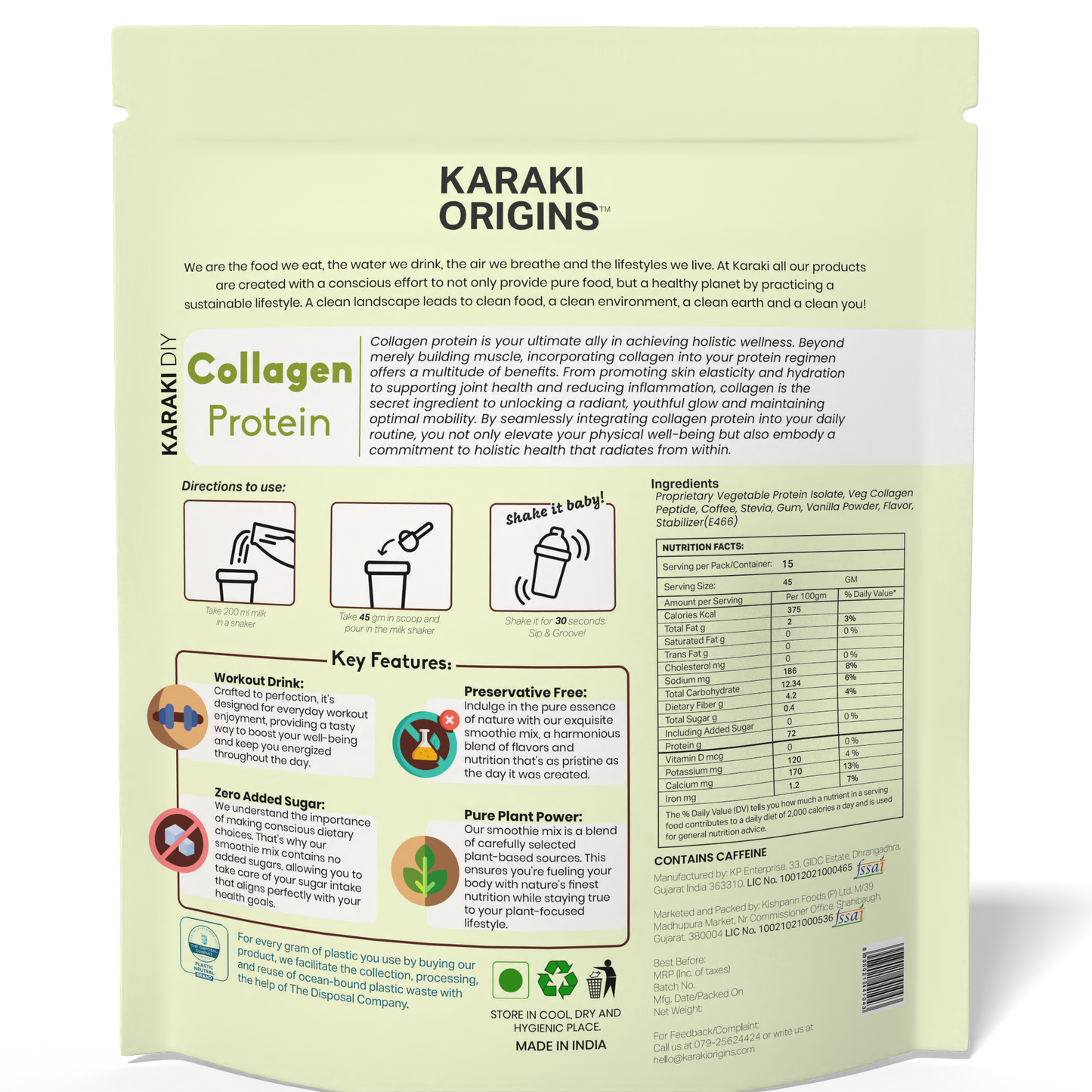 Collagen Protein Isolate - Coorg Coffee - Mocha Melt