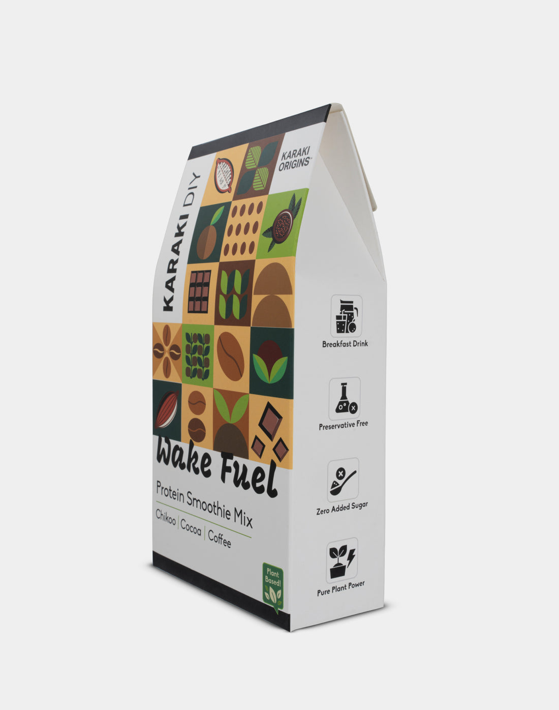 Wake Fuel - Protein Smoothie Mix - Chikoo, Cocoa, Coffee