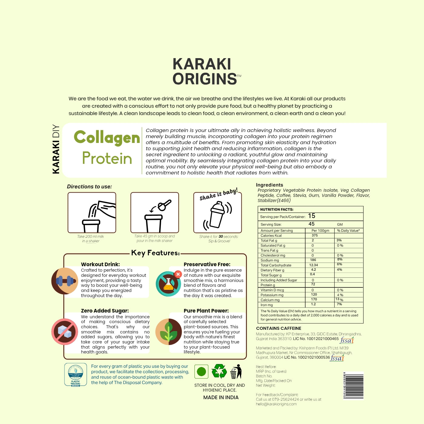 Collagen Protein Isolate - Coorg Coffee