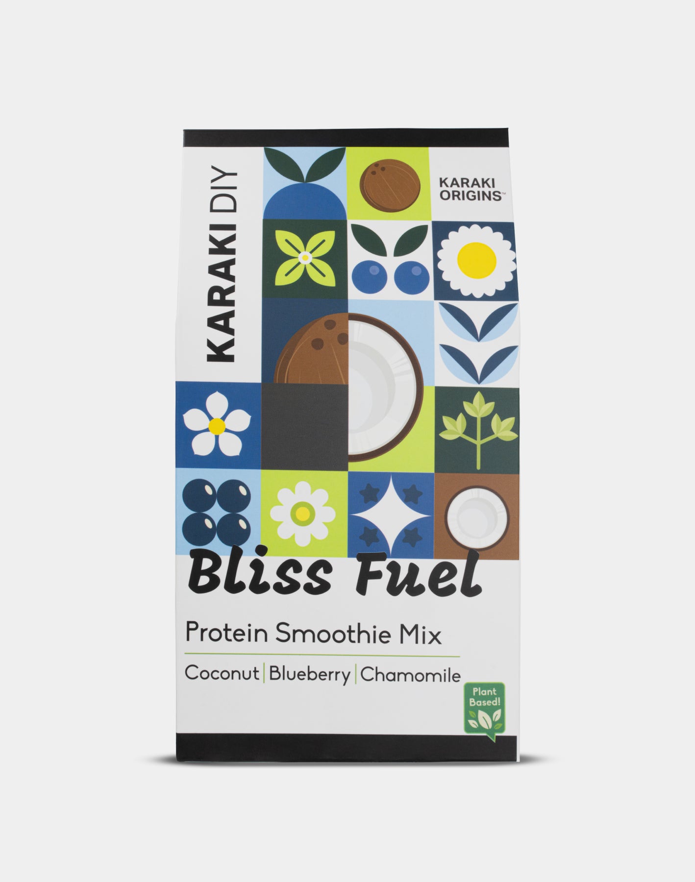 Bliss Fuel - Protein Smoothie Mix - Coconut, Blueberry, Chamomile