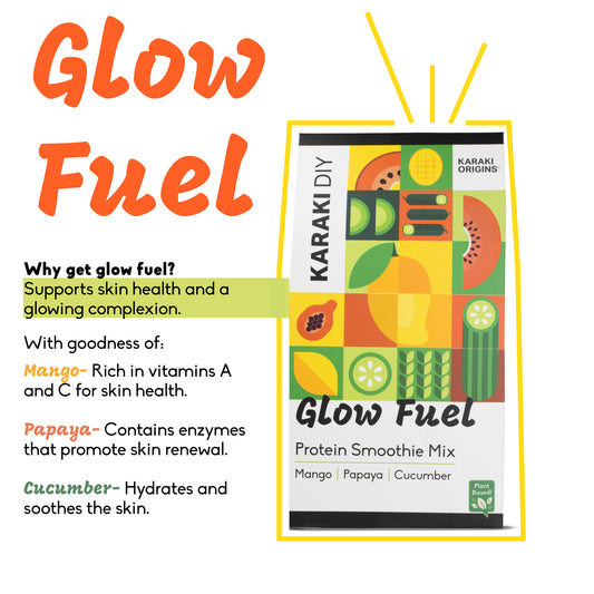 Breakfast Protein Smoothie Mix - Glow Fuel (Mango | Papaya | Cucumber)