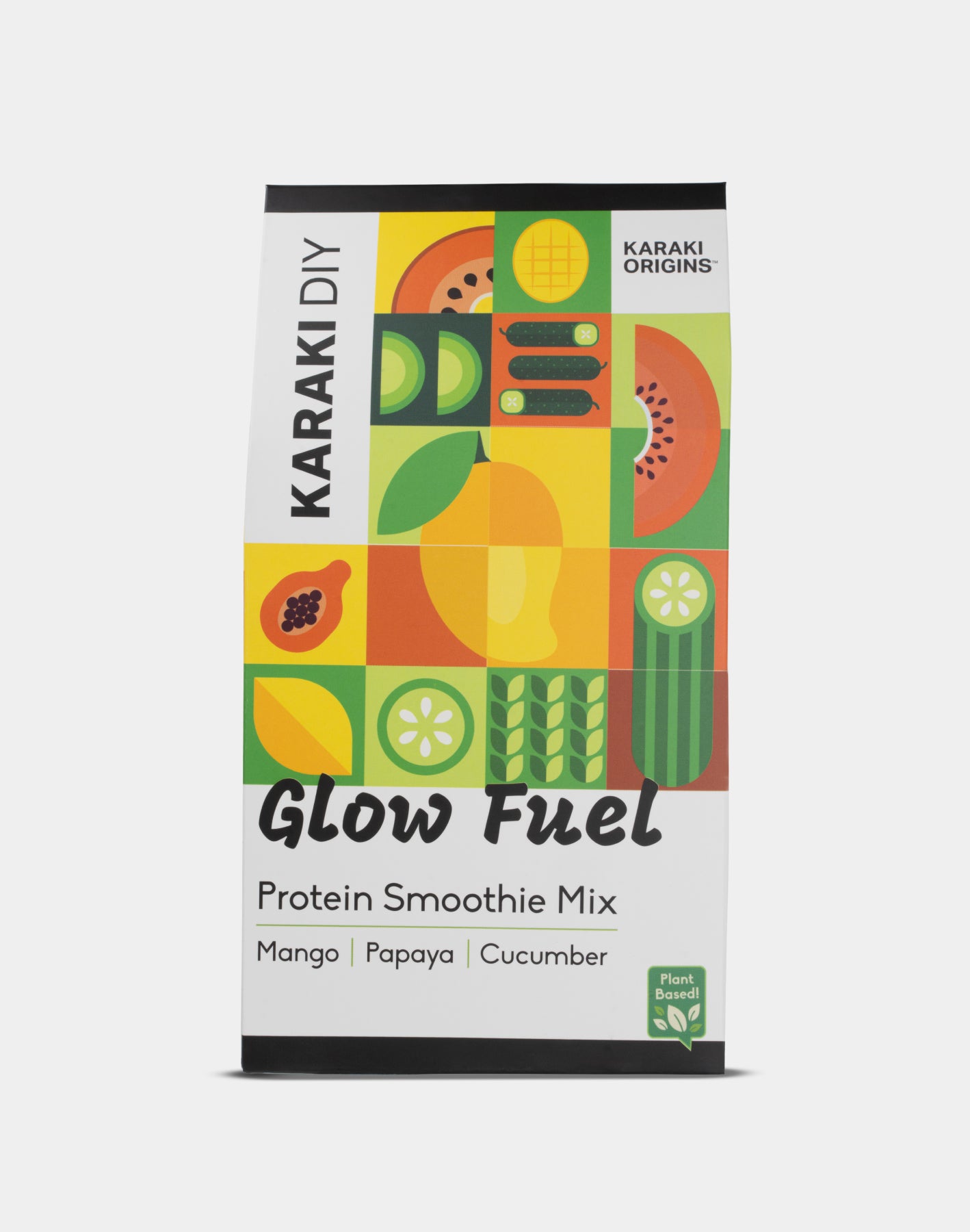 Glow Fuel - Protein Smoothie Mix - Mango, Papaya, Cucumber