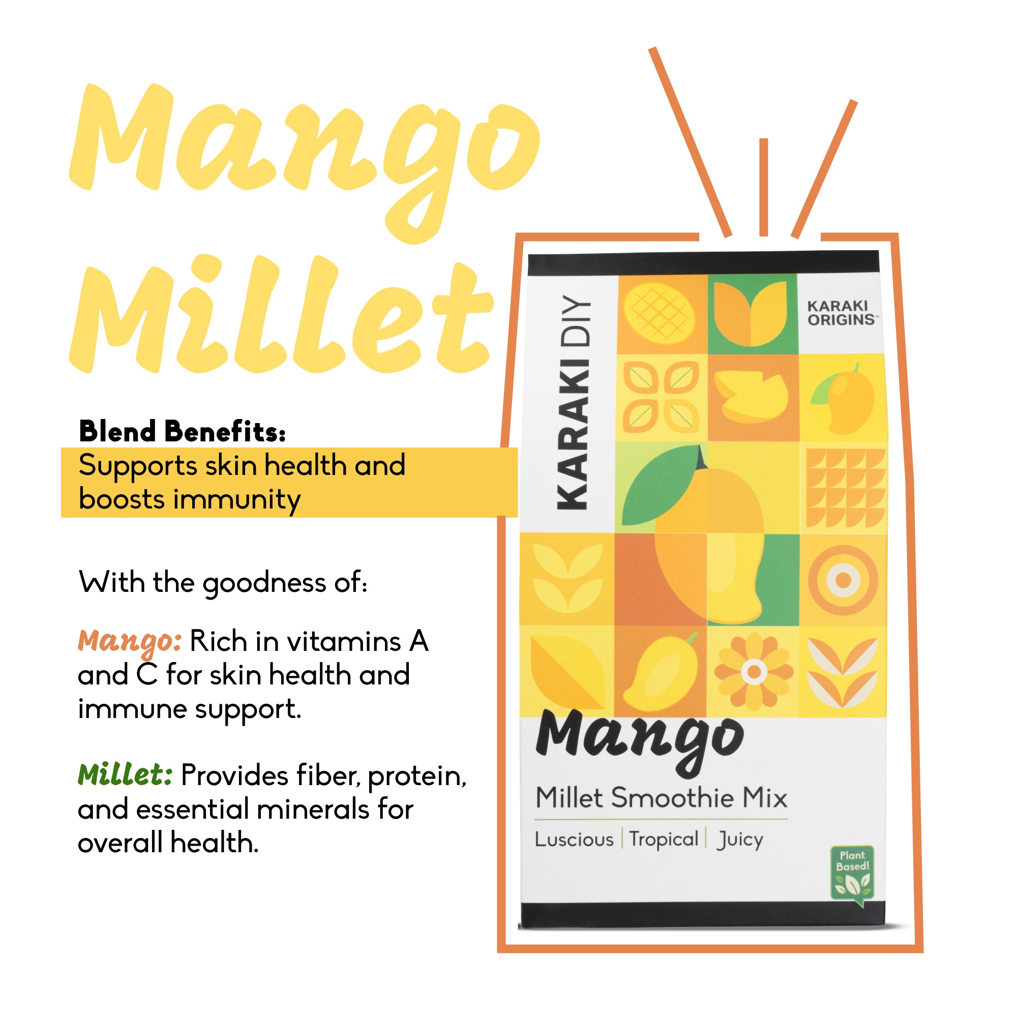 Mango Millet Smoothie Mix