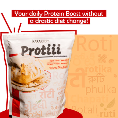 Karaki DIY Protiii - Protein Roti Atta