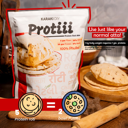 Karaki DIY Protiii - Protein Roti Atta