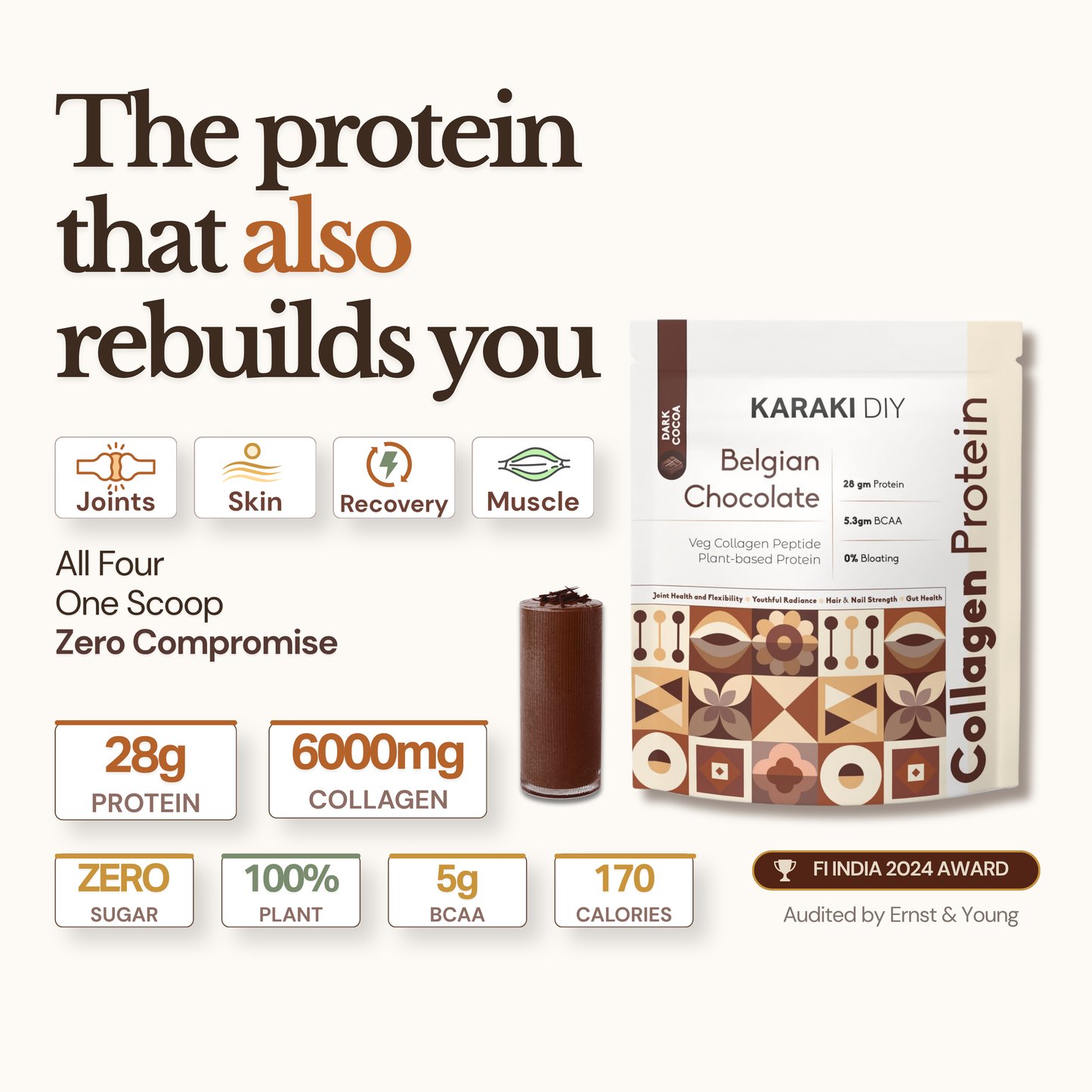 Collagen Protein Isolate - Belgian Chocolate - Dark Cocoa