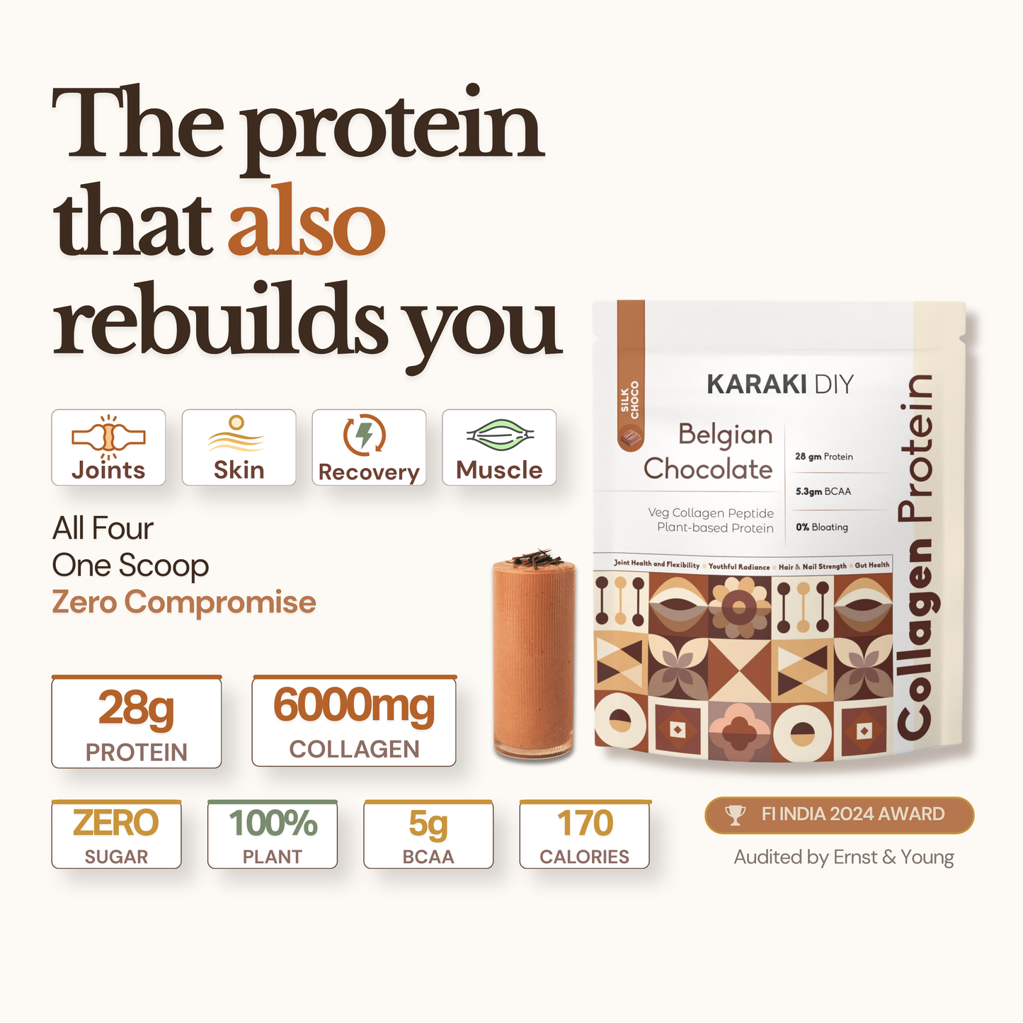 Collagen Protein Isolate - Belgian Chocolate - Silk Choco