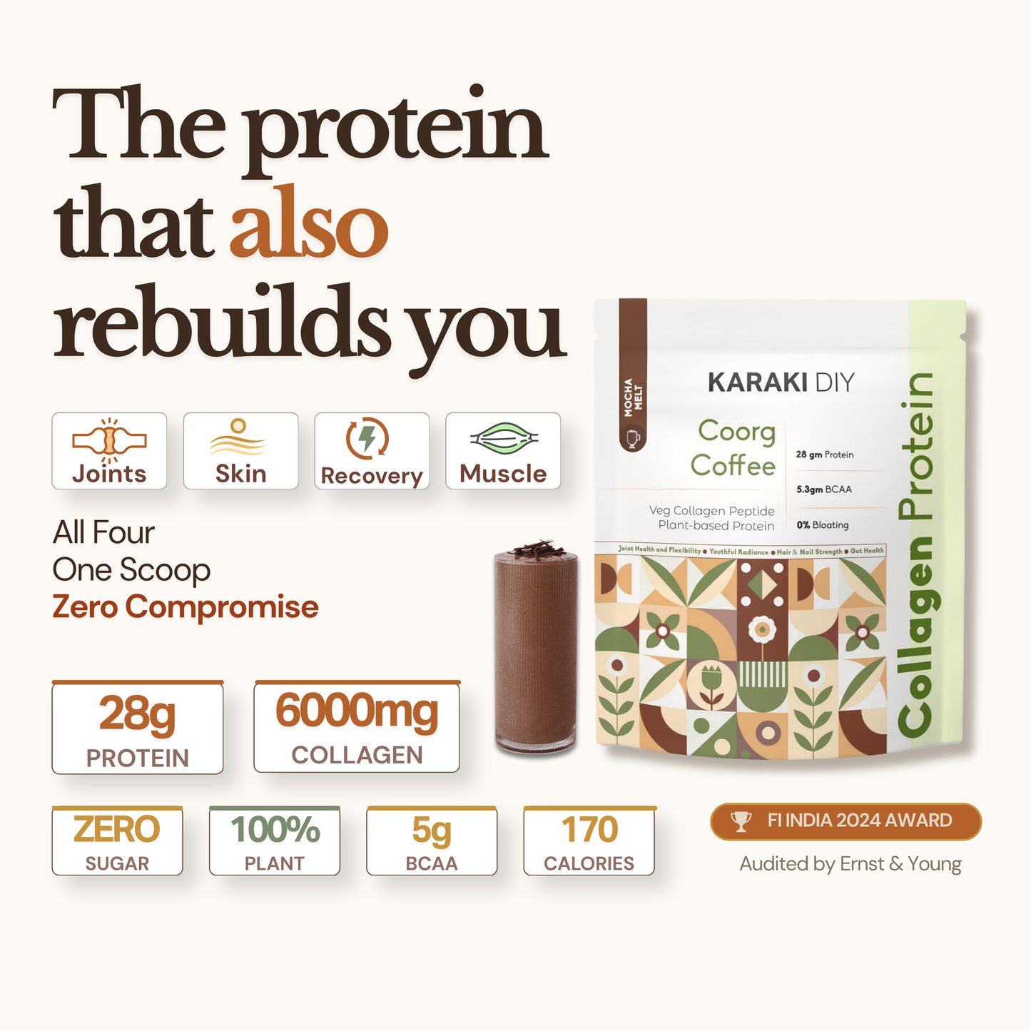 Collagen Protein Isolate - Coorg Coffee - Mocha Melt